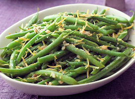 Citronbønner Med Hvidløg